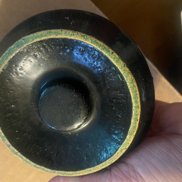 Antique Stoneware Cookie Jar - Picture 8 of 9